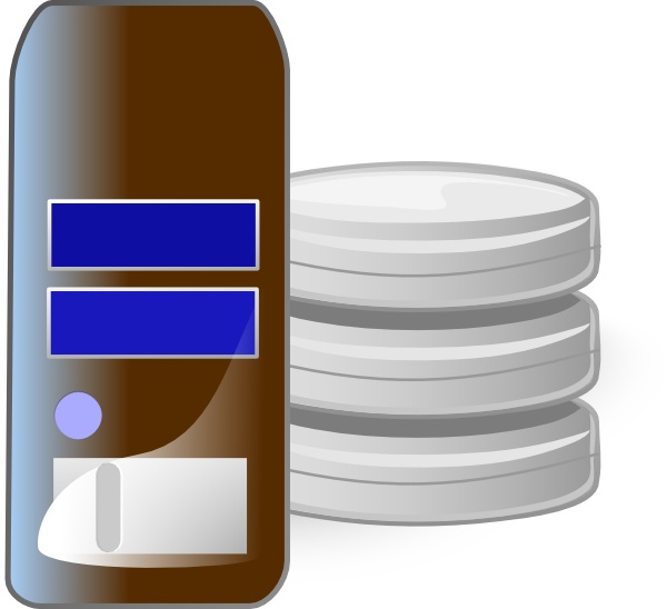 Server Database Clip Art - Clip Art (600x548)