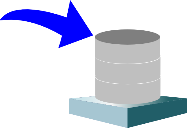 Save To Database Clip Art - Save To Database (600x413)