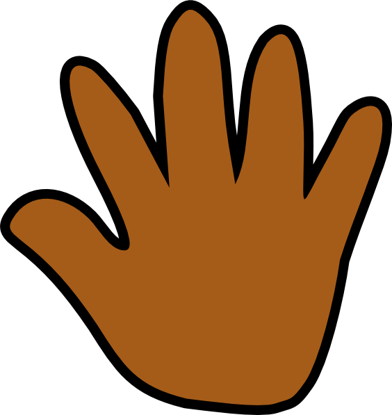 Crayon Brown Clip Art (564x597)