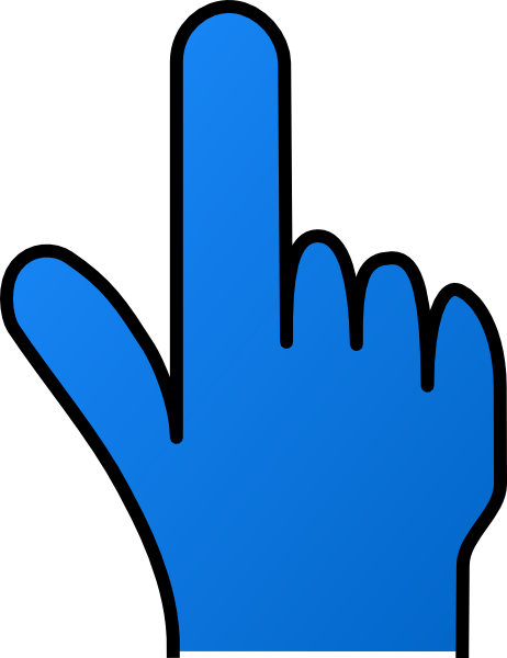 Pointer Clipart Pointed Finger - Clip Art Pointer Finger (462x600)