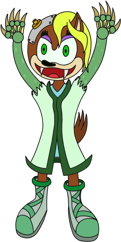 Sonic Oc - Cartoon (751x1063)