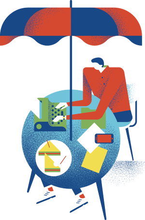 Say Hi - Illustration (300x453)