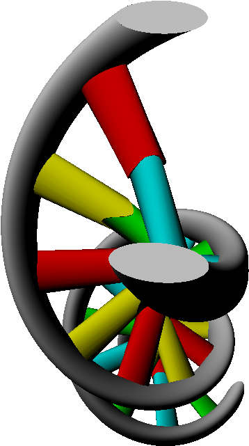 3d Dna Strand Rendering - Dna (1440x810)