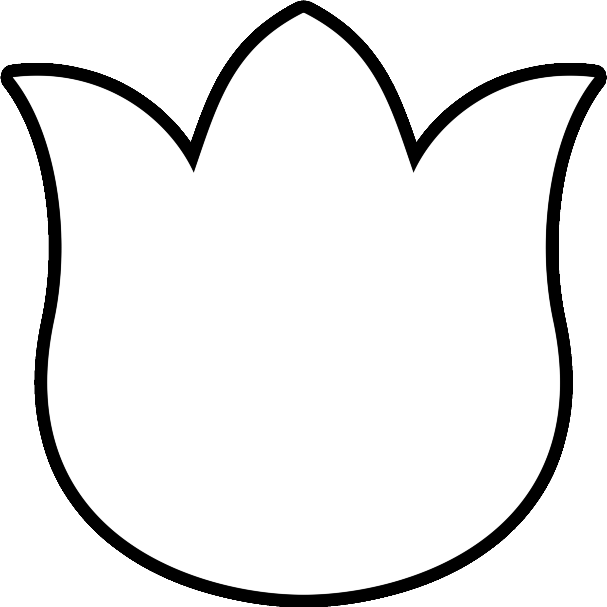 Select Shape Frame Peaks Flower - Illustration (2969x2969)