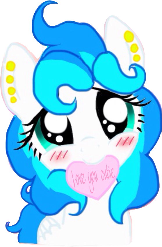 Candy Hearts' Love - Drawing (557x847)