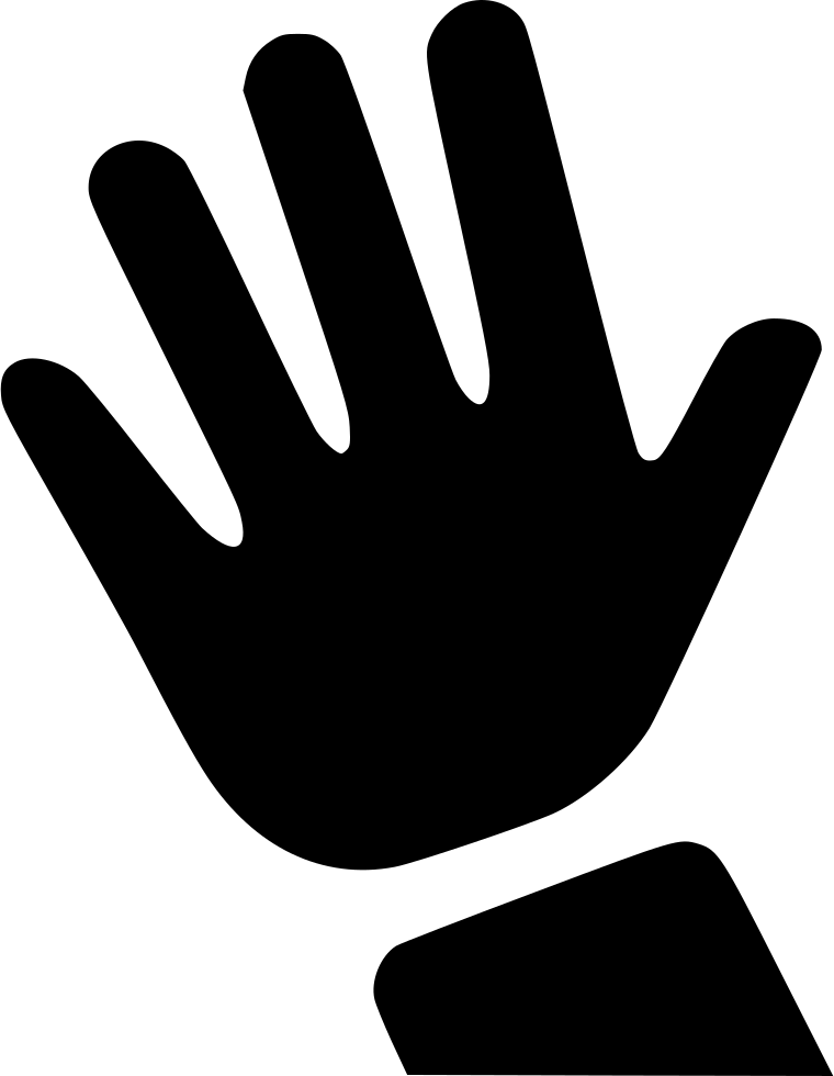 Raised Hand Comments - Silhouette (760x980)