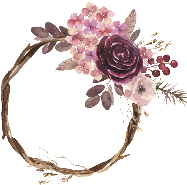Classic Corona Material Transparente - Wreath (650x650)