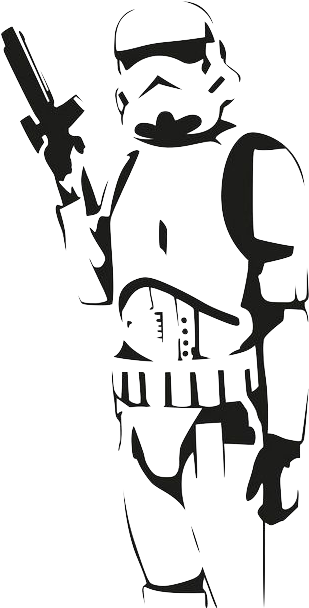 Trooper - Star Wars Stormtrooper Vector (400x699)