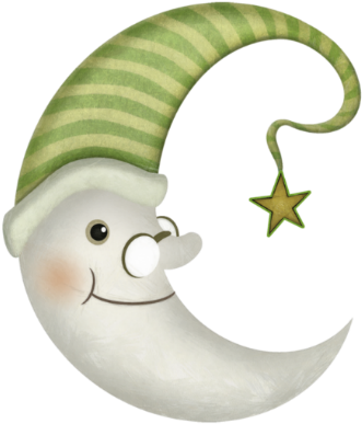 Moon - Illustration (347x401)