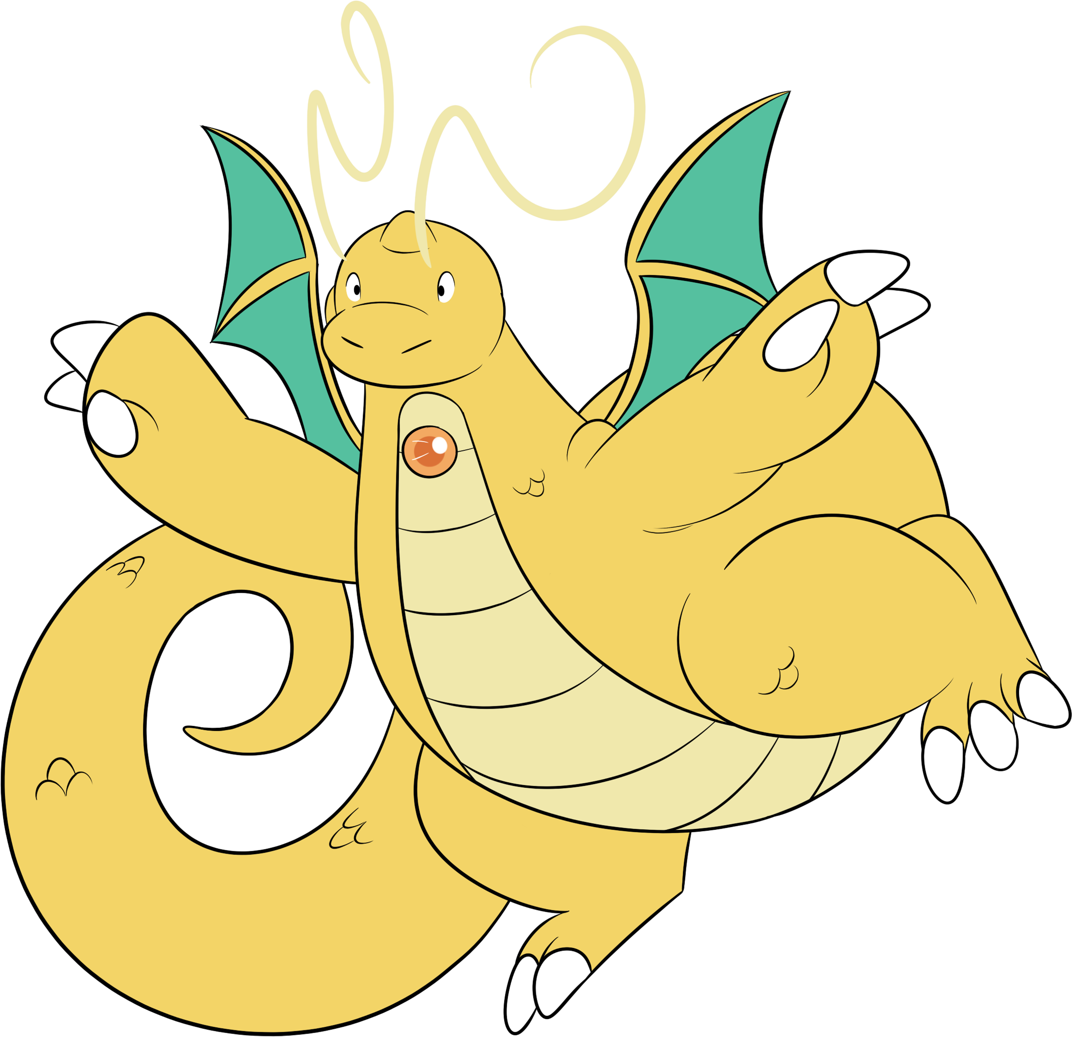 Dragonite Feedyeti - Dragonite (3450x4050)