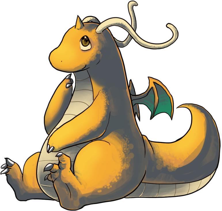 Dragonite Chibi By Phycofox - Dragonite (900x790)