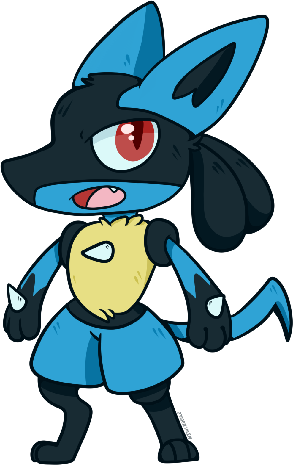 Chibi Lucario - Chibi Lucario (1024x1578)