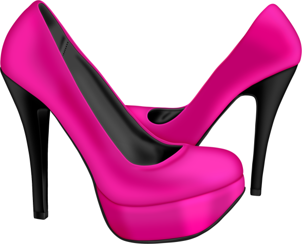 Clip Art - Shoe (588x476)