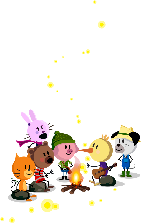 Discover Friendly Interactive Animals - Cartoon (512x806)