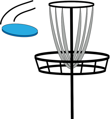 Disc Golf - Disc Golf Clip Art (372x400)