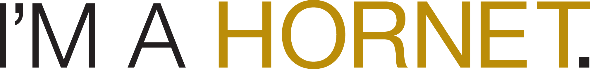 I'm A Hornet - Portable Network Graphics (2017x237)