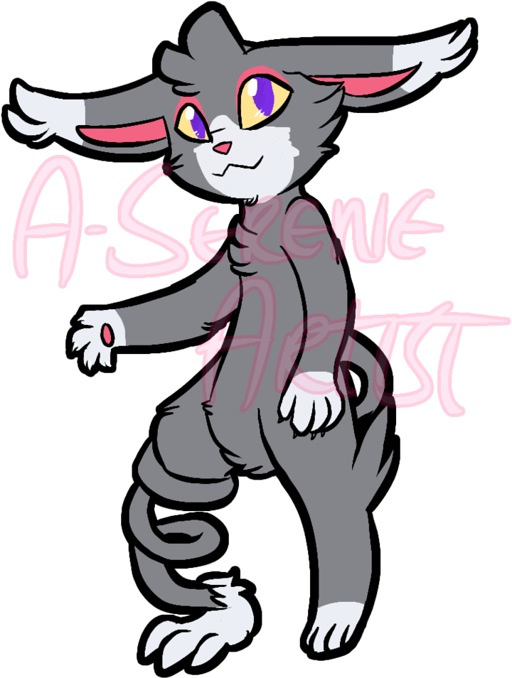 The Three Legged Glameow - Cartoon (762x1048)