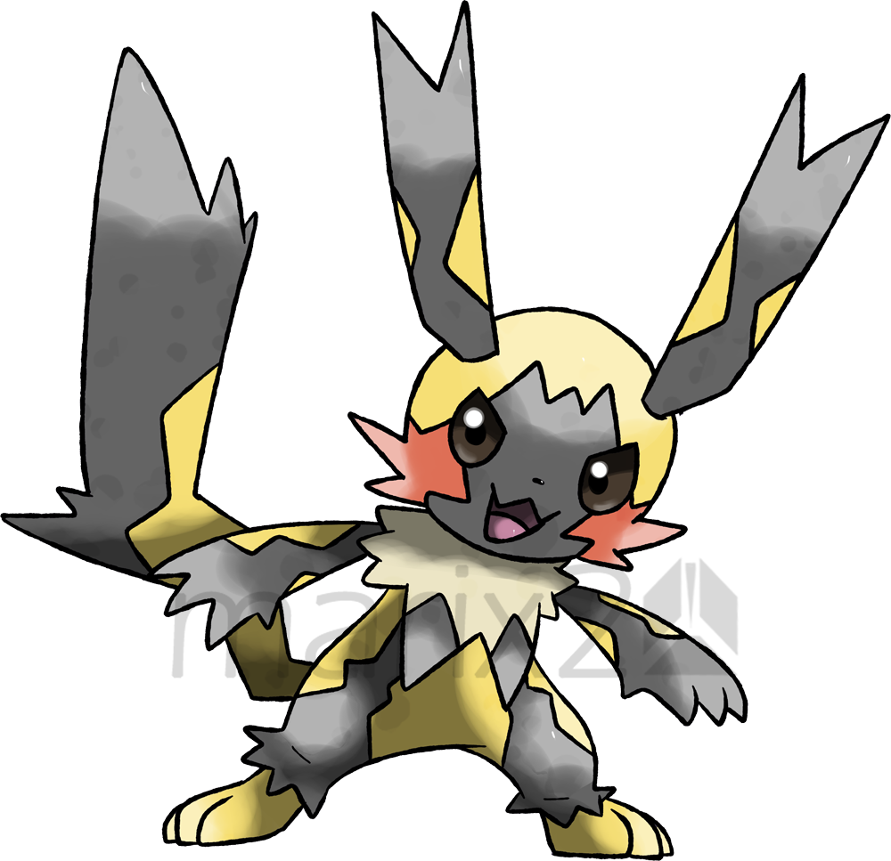 Mega Pikachu - Draw A Mega Pikachu (1000x967)