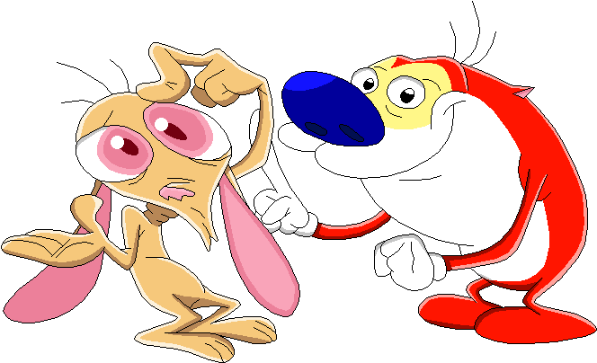 Ren & Stimpy Thinking Something - Wiki (687x420)