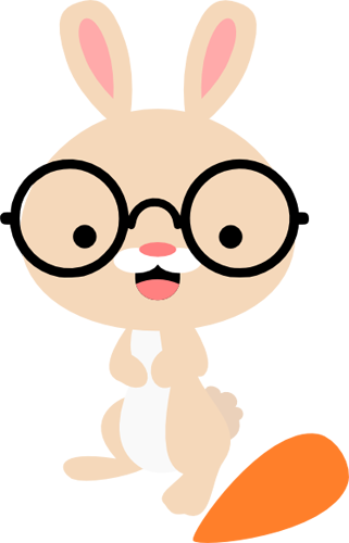 Nerdy Bunny - Rabbit (321x500)