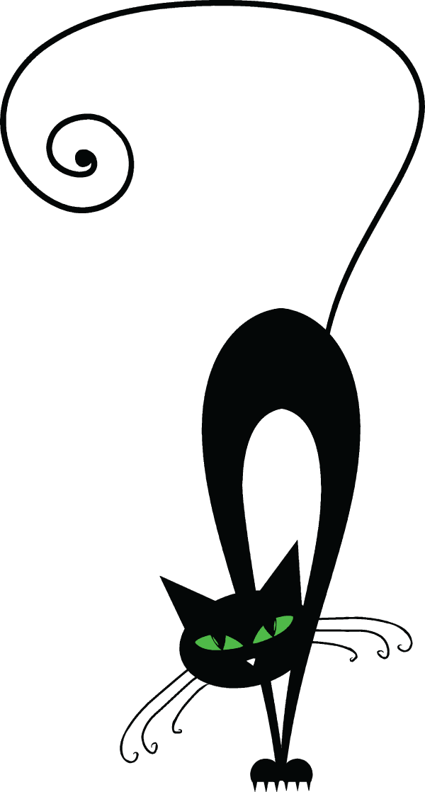 Ff Logo Vector Small - Cat Silhouette (600x1118)