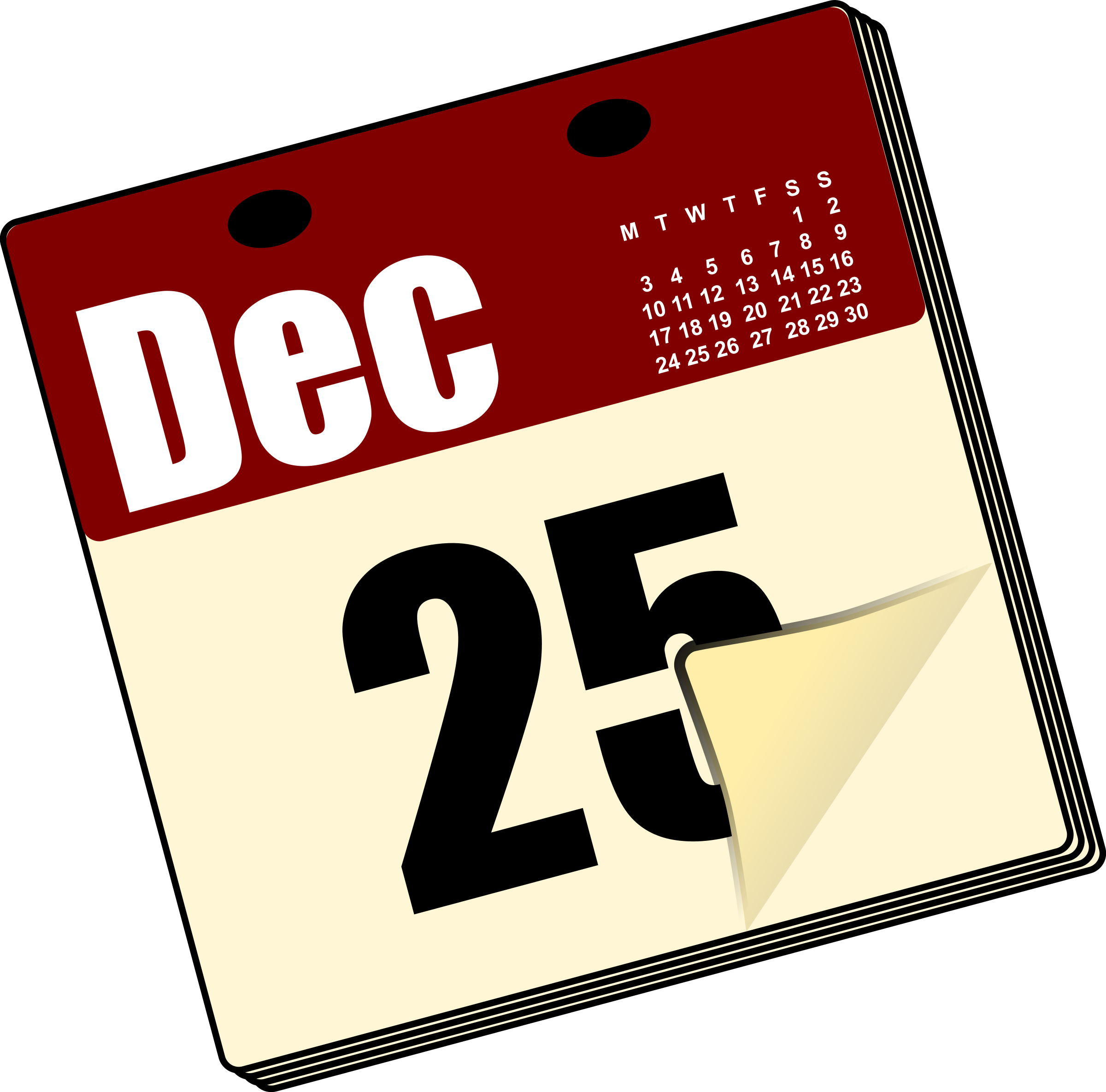 Medium Image - Calendar Png (2400x2370)