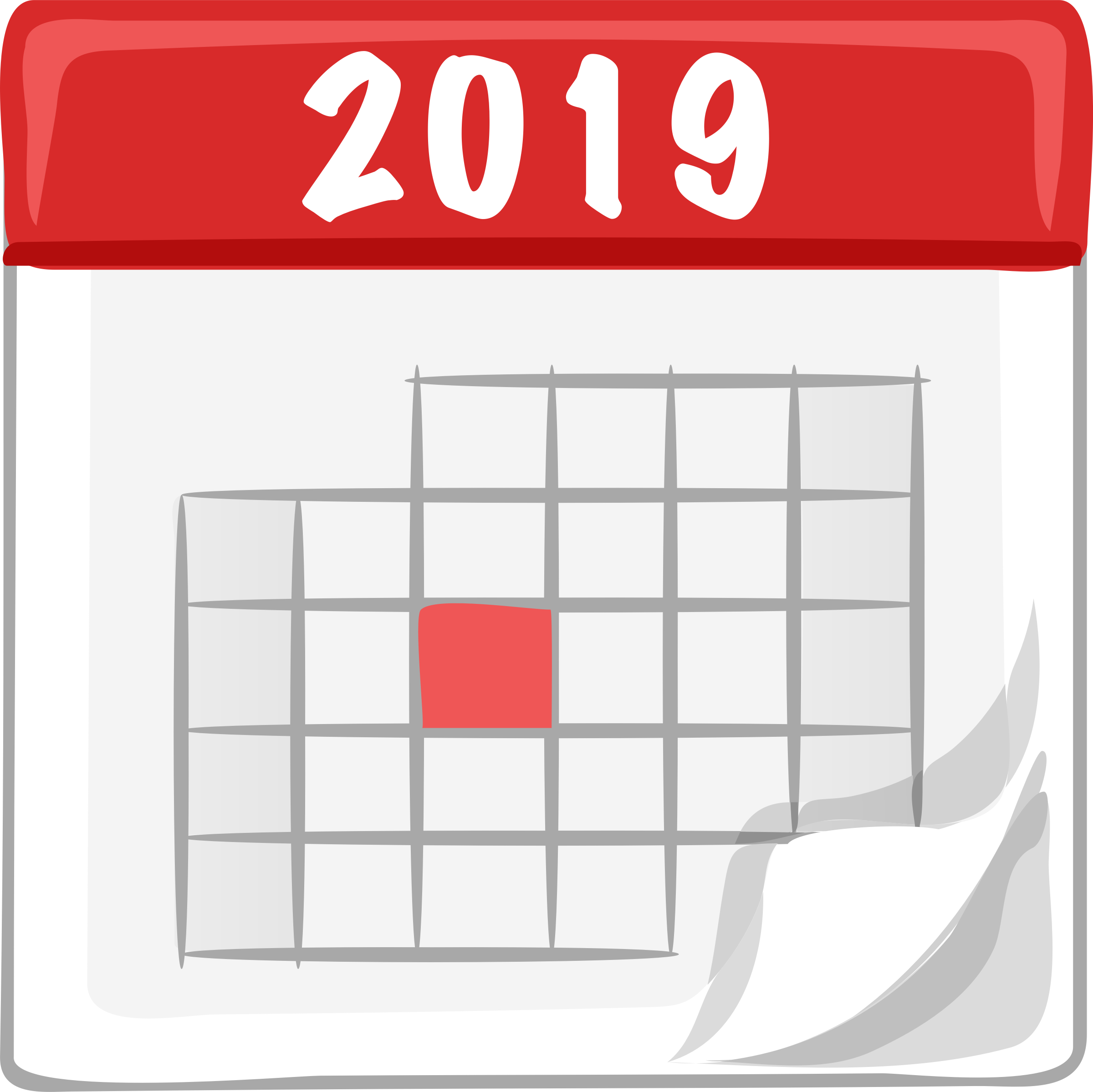 Big Image - Calendar Clipart (2400x2398)
