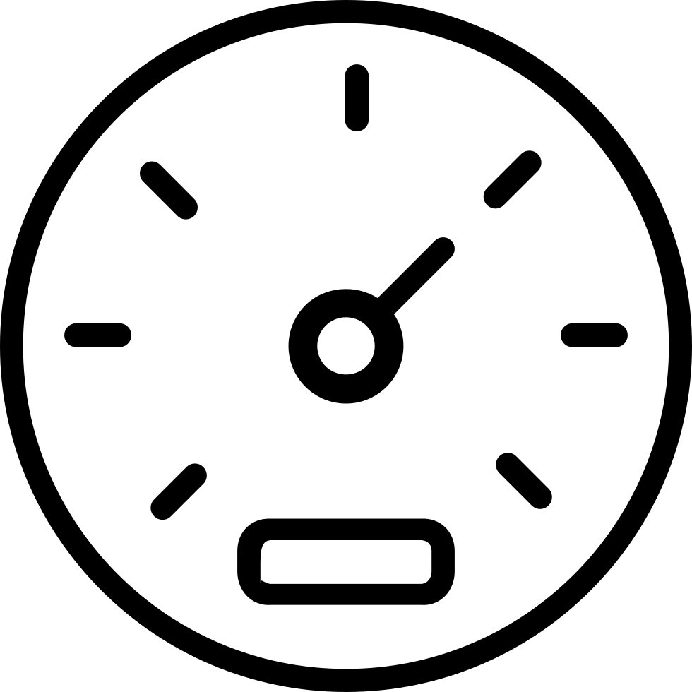 Font Speedometer Comments - Dashboard (980x980)