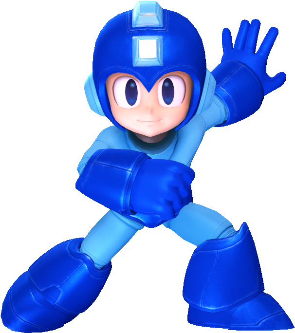 Mega - Mega Man Pose (668x747)
