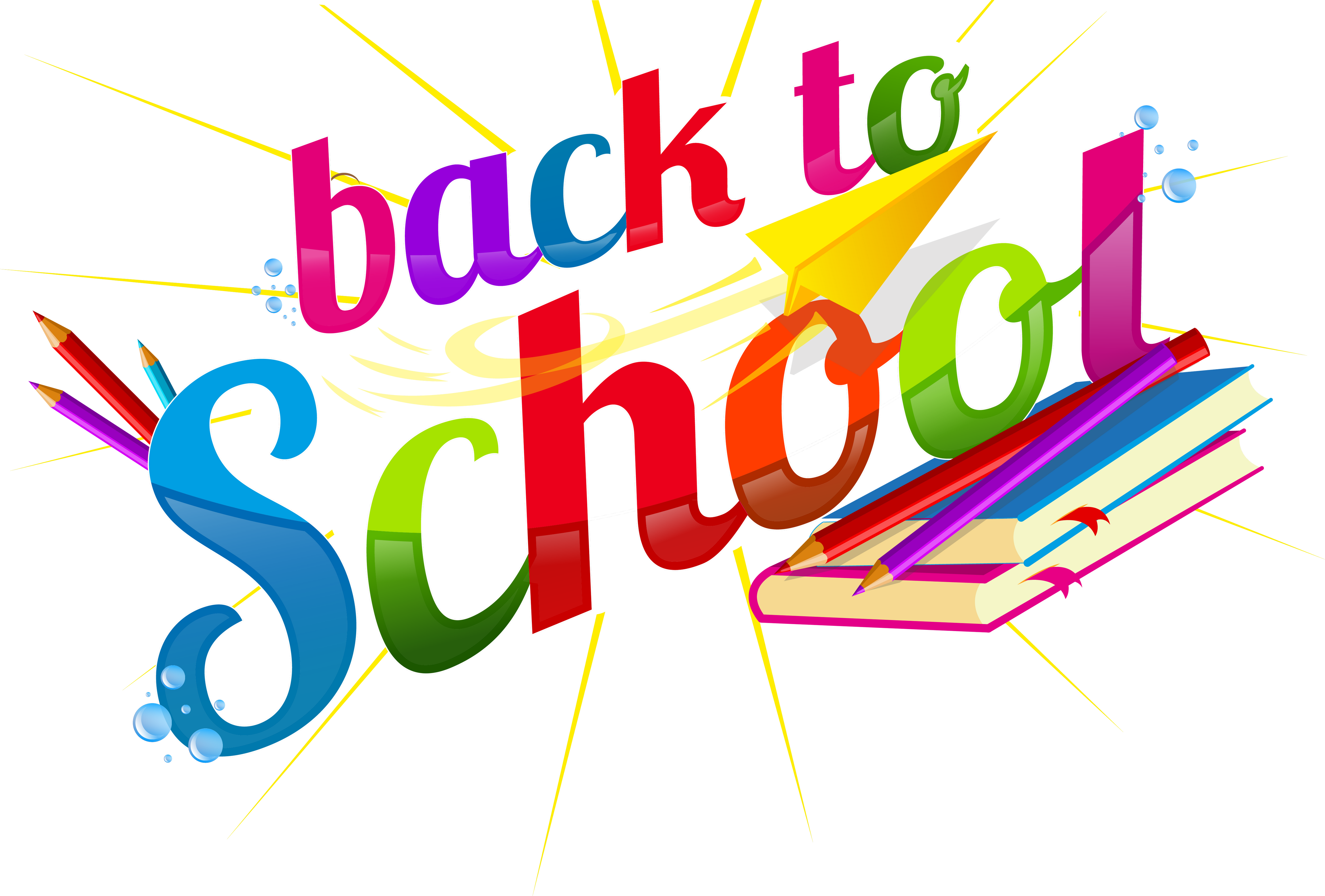 Back To School Vector (4569x3091)