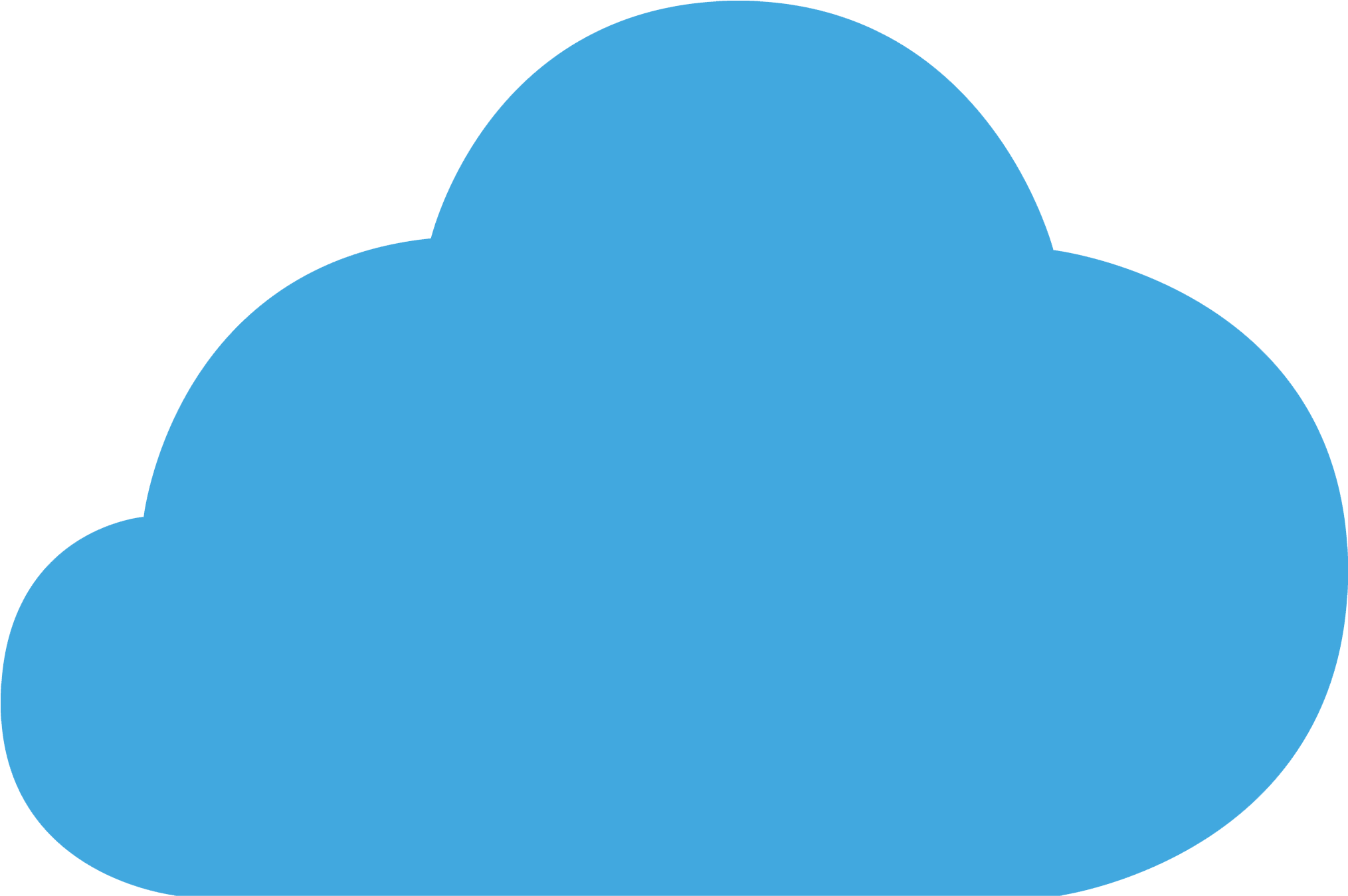Cloud Services - Cloud Flat Design Png (2030x2030)