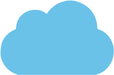 Cloud - Blue Cloud Icon Png (500x500)
