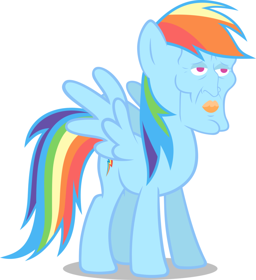 Image - Mlp Rainbow Dash Happy (854x936)