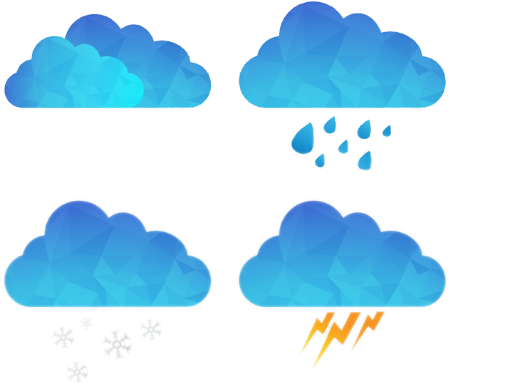 Cloud Rain Euclidean Vector - Vector Cloud Png Transparent (800x731)