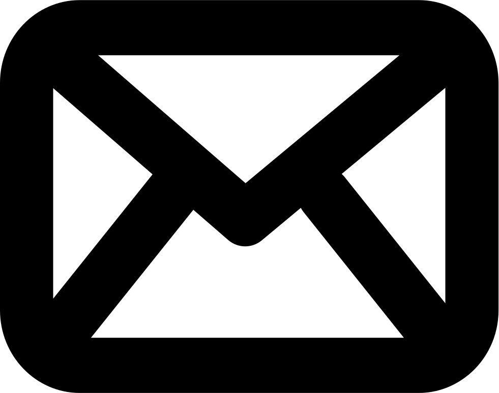Envelope Outline Email Interface Symbol Comments - Email Sign Png (981x774)