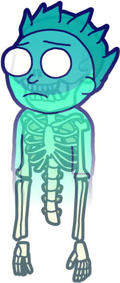 Phantom Morty - Pocket Morty Phantom Morty (300x650)