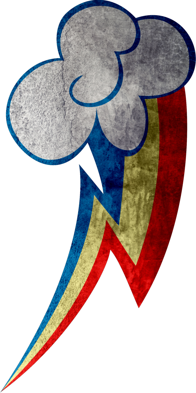 Rainbow Dash's Cutie Mark - Rainbow Dash (632x1265)