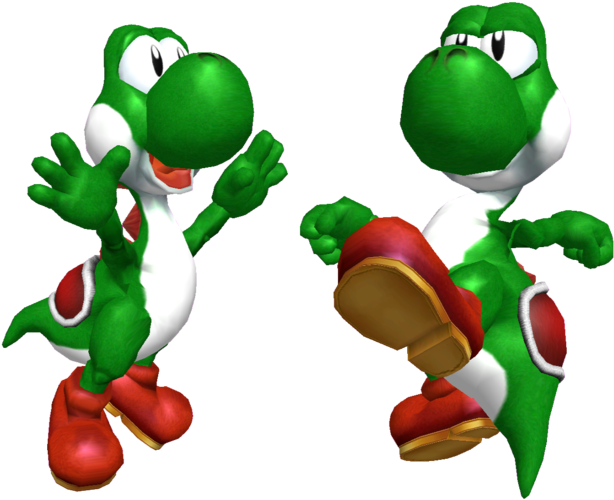 Yoshi Render By Browningtons - Yoshi Melee Render (1024x576)
