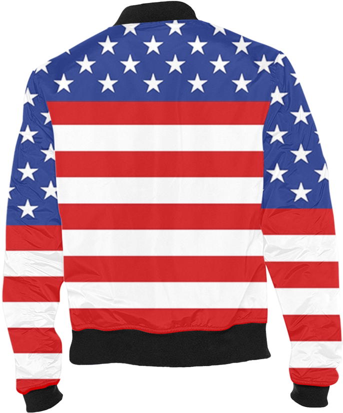 Usa Flag Bomber Jacket - Flight Jacket (1024x1024)