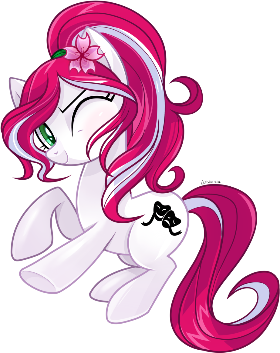 Cherry Blossom By Wicklesmack - Illustration (1024x1178)