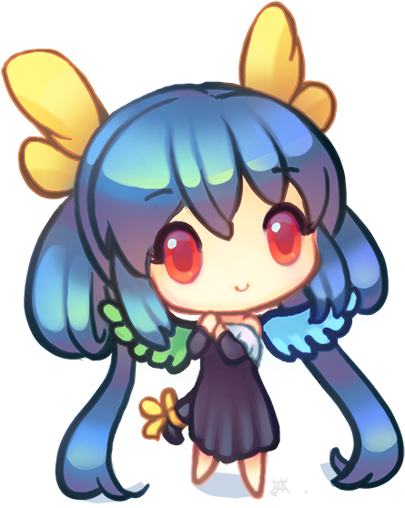 Dizzy Chibi 2 By Cubehero - Cartoon (598x598)