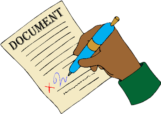Execute Documents - Clip Art (512x512)