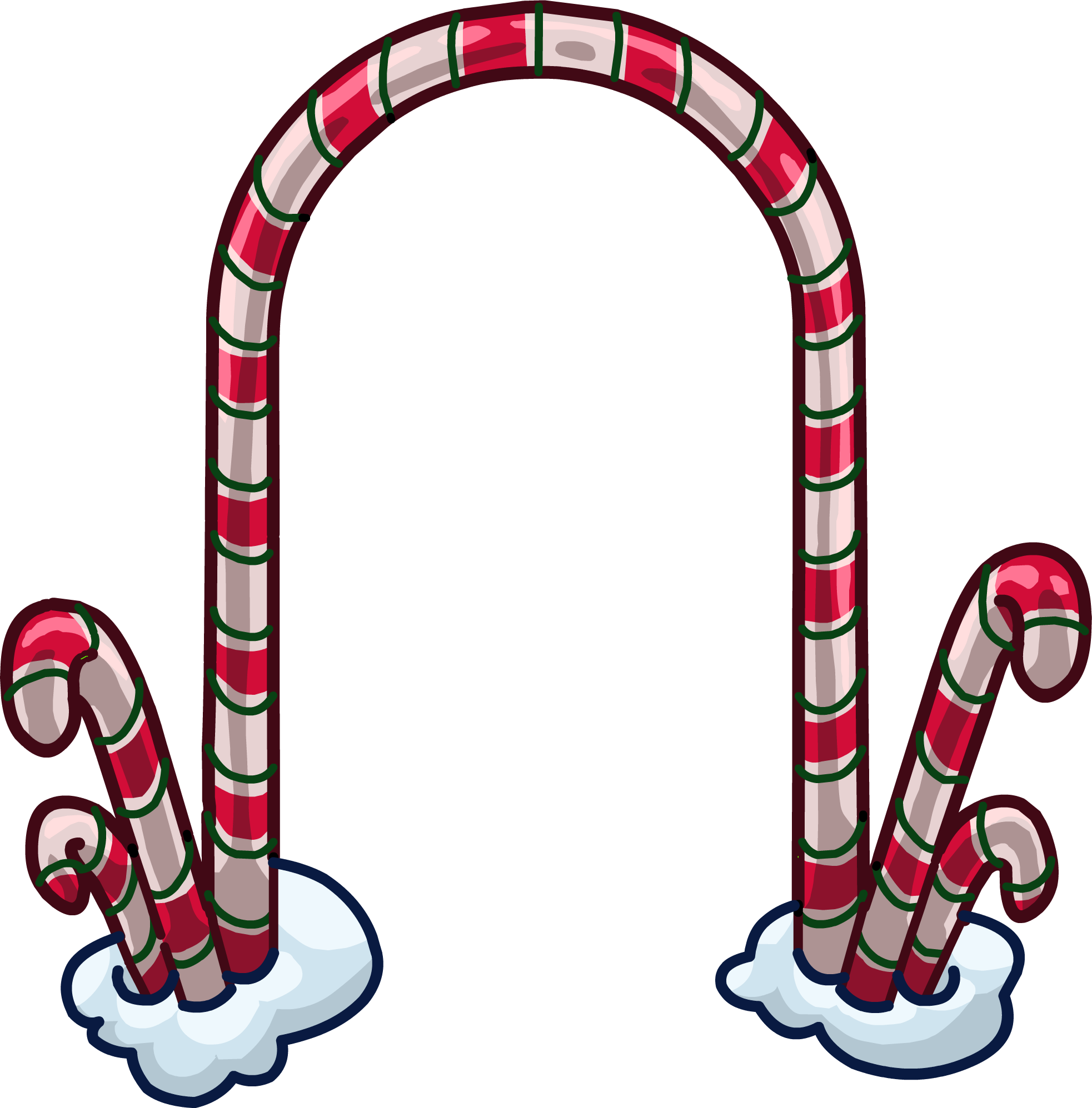 Candy Cane Arch - Candy Cane Arch (1965x1995)
