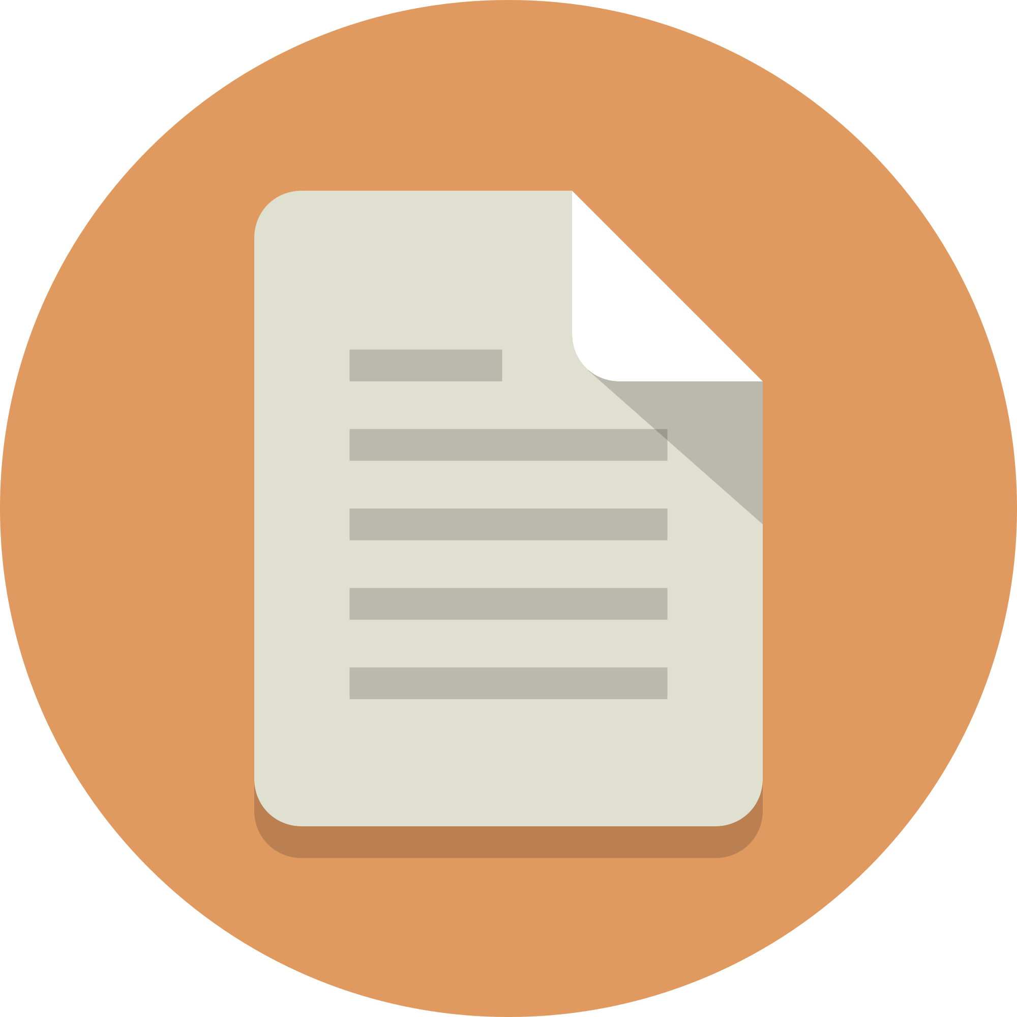 Open - Document Circle Icon (2000x2000)