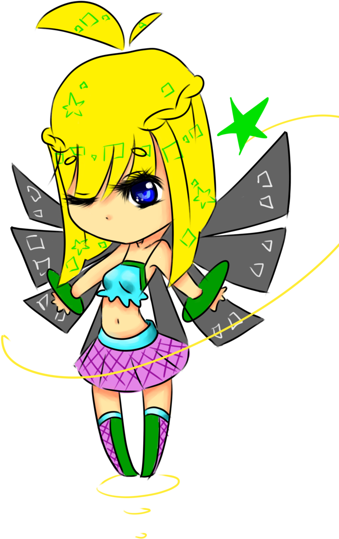 Chibi By Dreaming-distance - Cartoon (701x1139)