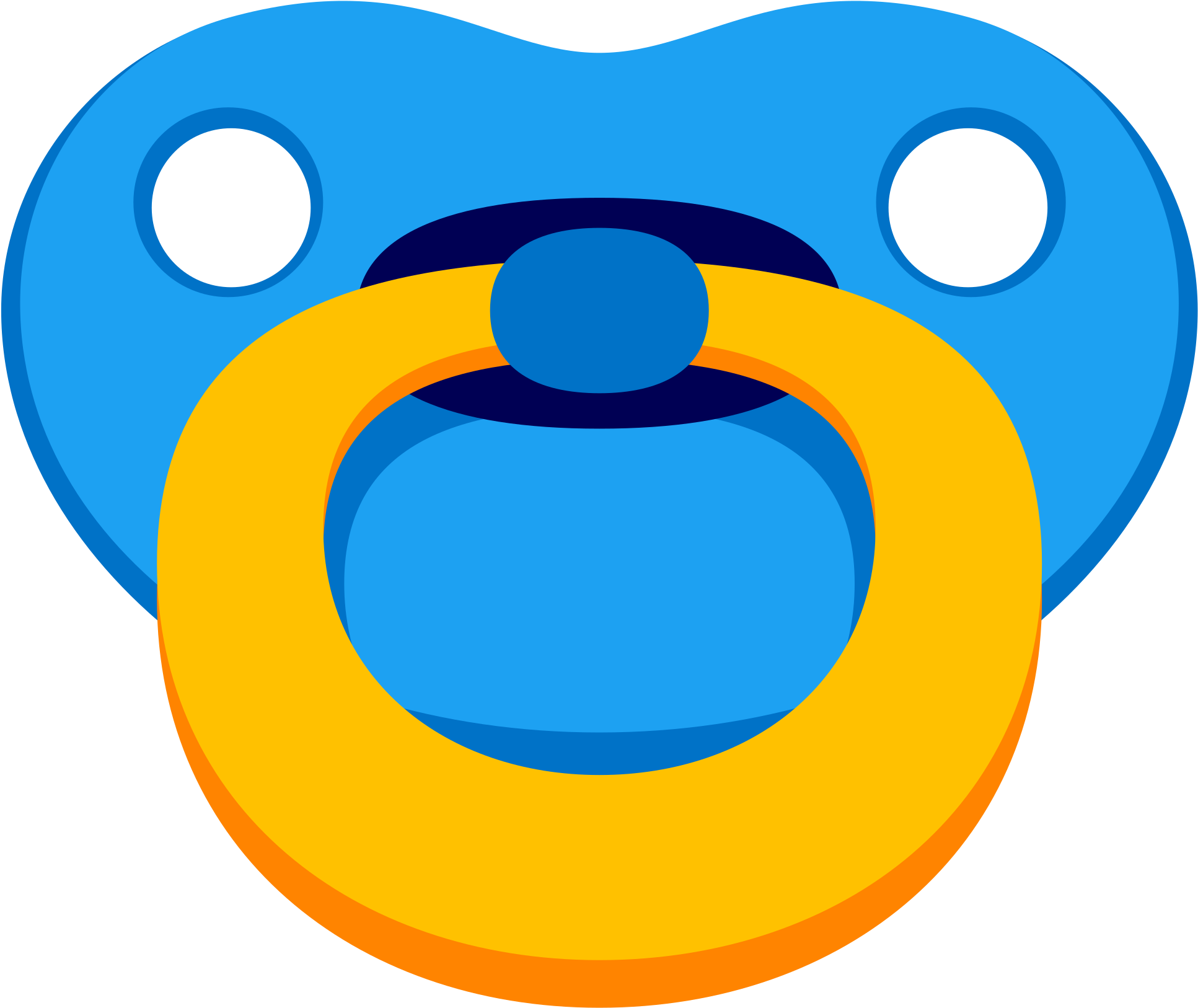 Pacifier Png - Twitter Pacifier Sticker (2048x2048)