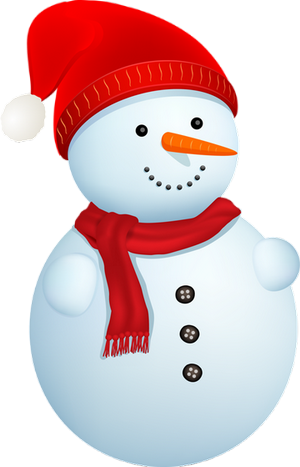 Snowman Vector Free (300x467)