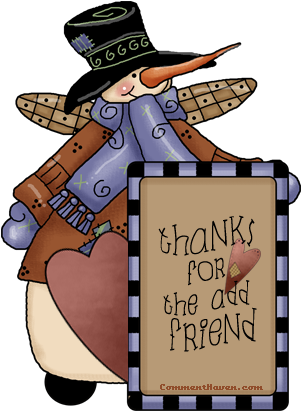Thanks Add Snowman Comment - Craft (302x412)