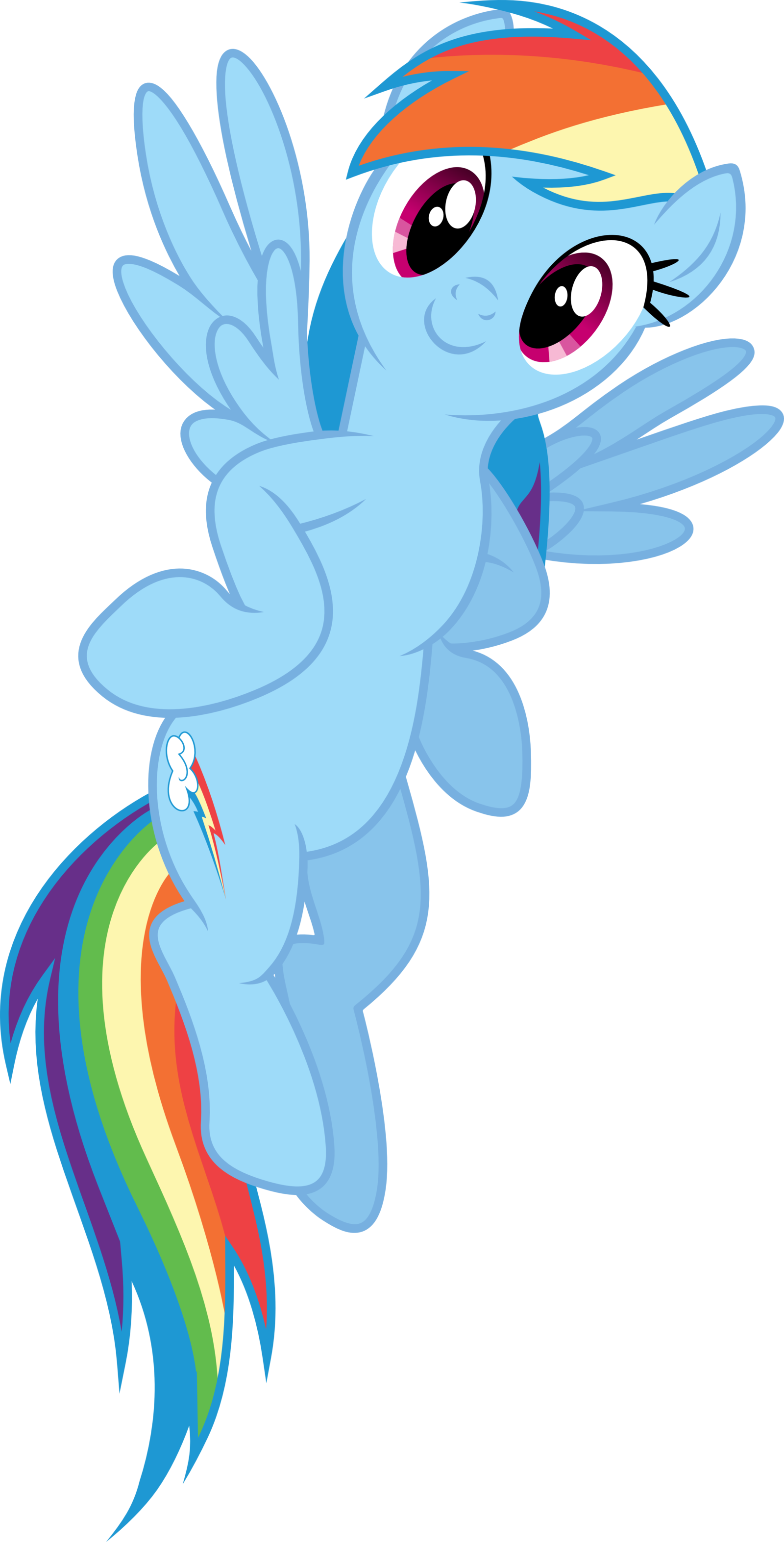 Ask Flutter Flower - Rainbow Dash Poses (1600x3145)