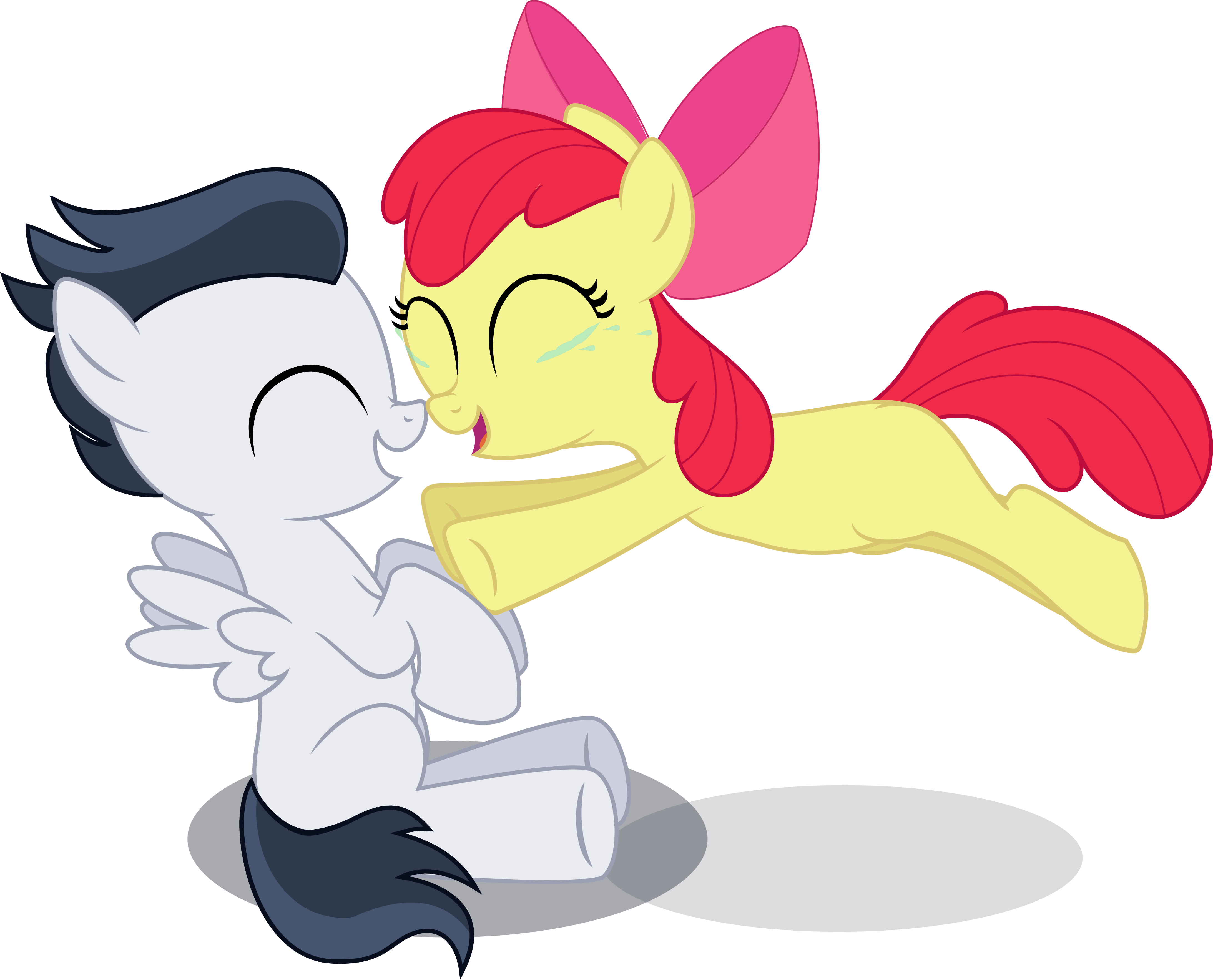 Applebloom And Rumble - Apple Bloom X Rumble (4369x3530)